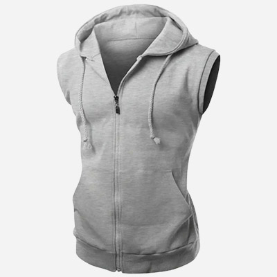 sleeveless hoodie